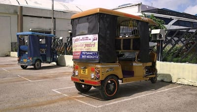 Solar-powered e-rickshaws promise to cut down India's vehicular emissions