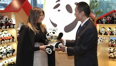 Melania Trump meets cuddly pandas in Beijing zoo, hikes Great Wall of China