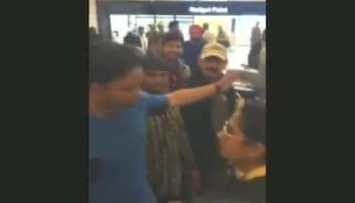 WATCH: Ruckus at Delhi airport after Patna-bound Jet Airways flight gets diverted to Varanasi