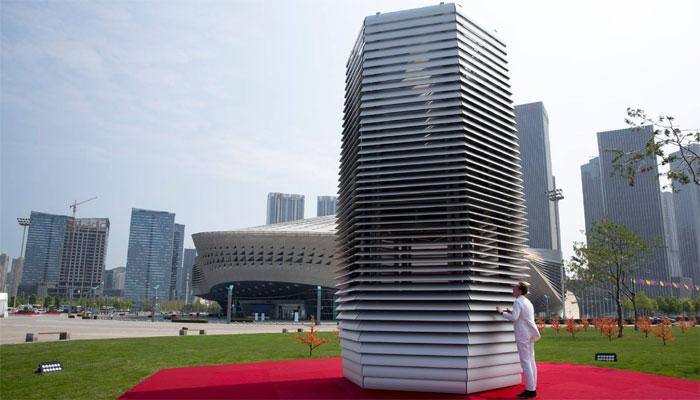 Can 'smog-eating' tower curb pollution in China?