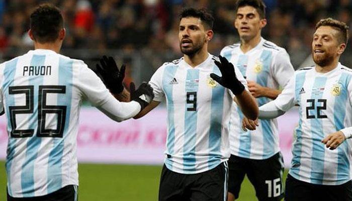 Sergio Aguero seals Argentina win in Moscow