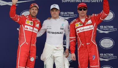 Valtteri Bottas on Brazil pole as Lewis Hamilton crashes out