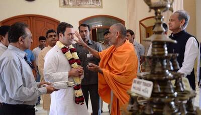 Rahul Gandhi in Gujarat, visits Ambaji and Akshardham temples; says will continue to fight for single GST rate