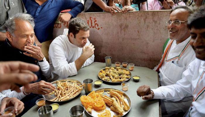 Watch: Rahul Gandhi prays at Akshardham temple in Gujarat