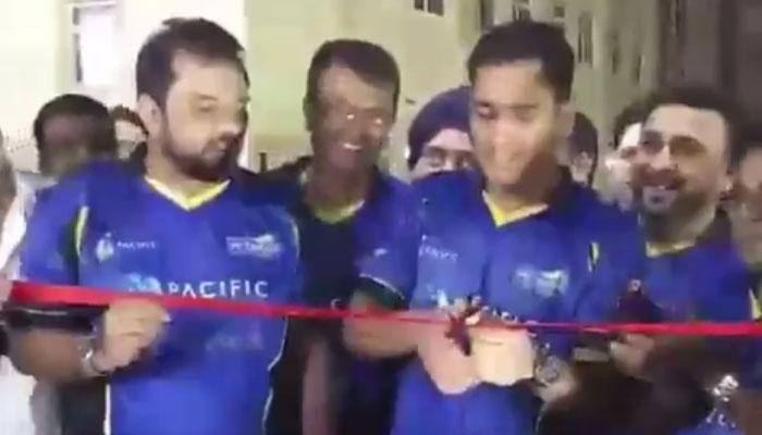 Here&#039;s the video of MS Dhoni fulfilling his long-cherished dream