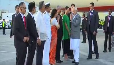 Modi arrives in Manila, to attend ASEAN-India, East Asia Summits