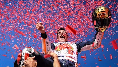 Marc Marquez wins fourth MotoGP world title