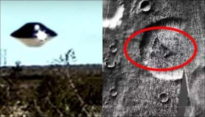 Aliens visiting? Crashed UFO on Mars and one hovering over navy base in California spotted