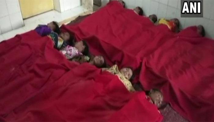 Apathy. In Madhya Pradesh hospital, women lie on floor after undergoing sterilisation surgery 