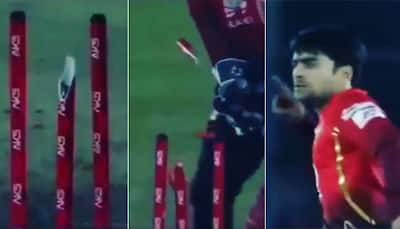 Watch: Rashid Khan breaks stump with a googly in BPL