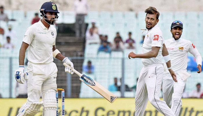 India vs Sri Lanka, 1st Test: Suranga Lakmal rocks India on rain-marred Day 1