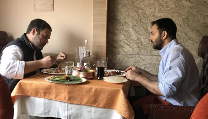 Rahul-Tejashwi on a &#039;lunch date&#039;, RJD leader says &#039;feel appreciated, grateful&#039; - See Pics