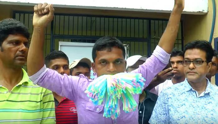 Odisha man stuffs 459 straws in mouth for 10 secs, creates Guinness World Record