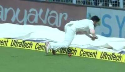 WATCH: Umesh Yadav stops a certain boundary with exceptional fielding