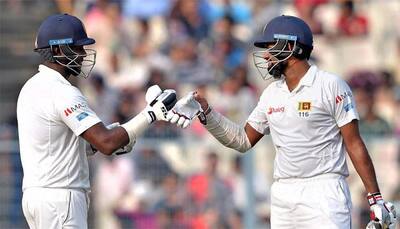 Lahiru Thirimanne, Angelo Mathews push Sri Lanka towards first innings lead