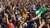 Slain terrorist draped in ISIS flag laid to rest in Srinagar amid anti-India chants
