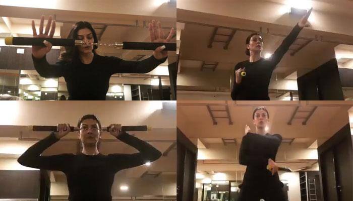 Sushmita Sen gifts herself a nunchaku on birthday, displays her skills like a pro – Watch unmissable Videos