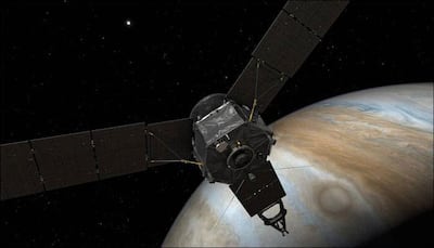 Juno spacecraft spots massive, raging storm on Jupiter