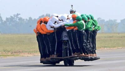 Indian Army sets world record by carrying 58 men on a single bike