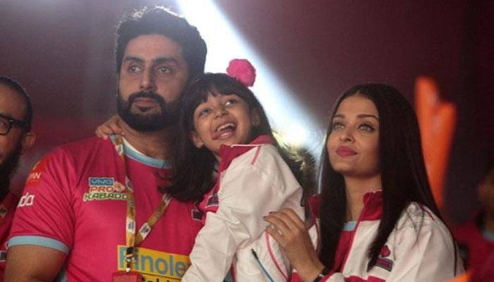 For Abhishek Bachchan, Aishwarya-Aaradhya mean &#039;happiness&#039;—Check pic