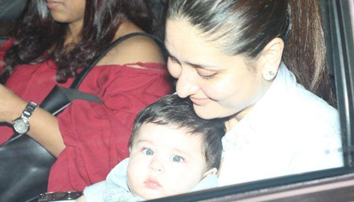 Taimur Ali Khan giggling his way out with mommy Kareena is breaking the internet—Pics