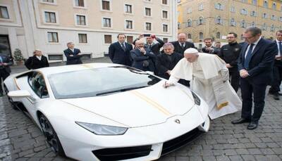 What Pope Francis chose to do with a limited edition Lamborghini sports car