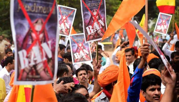 Padmavati row: Rajputs protest in Jammu, demand ban on release