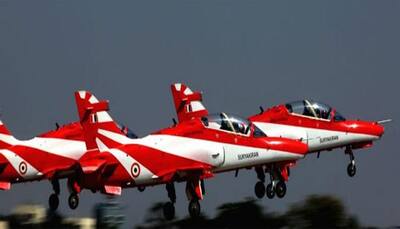 IAF aircraft conduct spectacular Surya Kiran display in Pune: In Pics