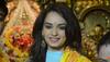 Manushi Chhillar offers prayers at Siddhivinayak Temple