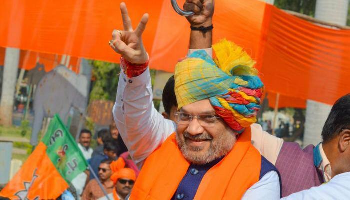Gujarat has seen riots and days of curfews under Congress: Amit Shah