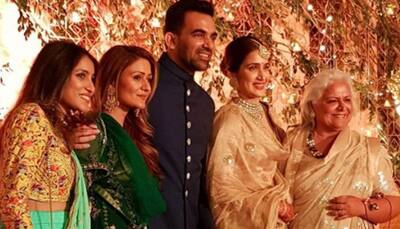 Zaheer Khan-Sagarika Ghatge's wedding reception was a starry affair! Pics