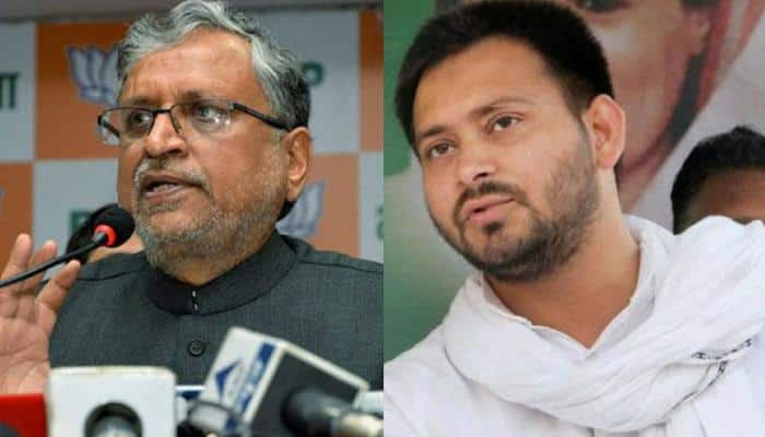Tejashwi Yadav calls Nitish Kumar &#039;Bhishm Pitamah&#039; of corruption, Sushil Modi hits back