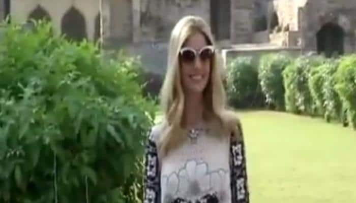 Watch: Ivanka Trump visits Hyderabad&#039;s famed Golconda Fort