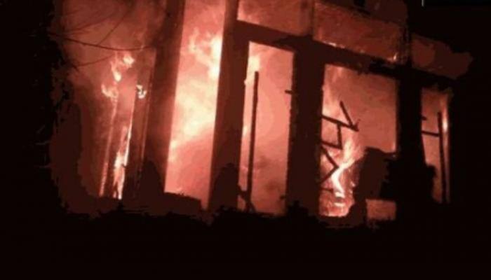 BJP leader's house set on fire in J&amp;K