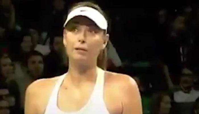 WATCH: Maria Sharapova gets mid-match marriage proposal