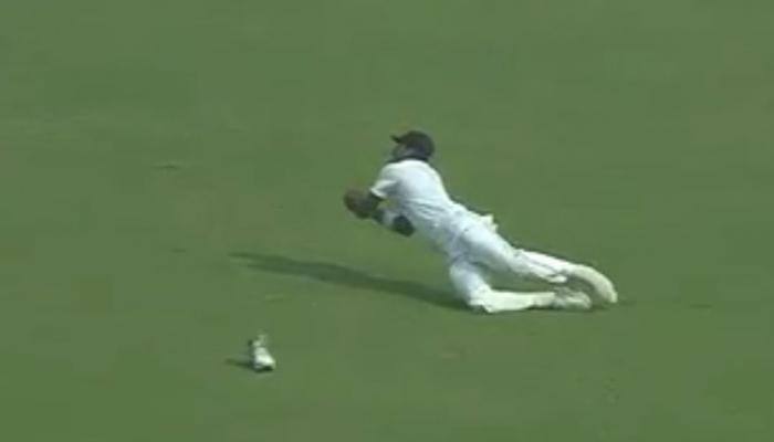 WATCH: Suranga Lakmal's 'one shoe catch' to dismiss Shikhar Dhawan leaves players in splits