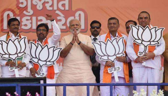 Highlights of Narendra Modi's speeches: From invoking 'rashtrabhakti' to accusing Congress of dividing society