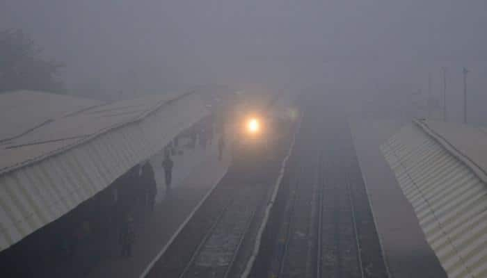 Cold Monday morning in Delhi, nine trains cancelled