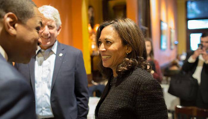 Indian-American senator Kamala Harris tops global thinkers list