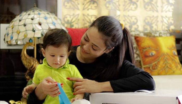 Shweta Tiwari shares heartfelt note on son Reyansh's first birthday