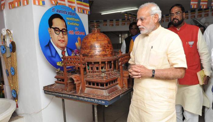 Why no Bharat Ratna for Dr Babasaheb Ambedkar? Narendra Modi asks Congress