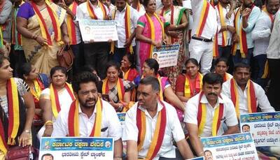 Pro-Kannada outfit stages stir against Sunny Leone's show in city