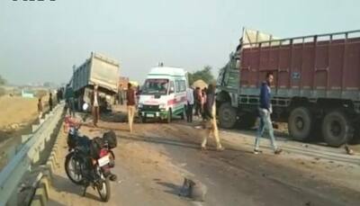 Kanpur: 5 killed, 4 critically injured in collision between two trucks in Sajeti