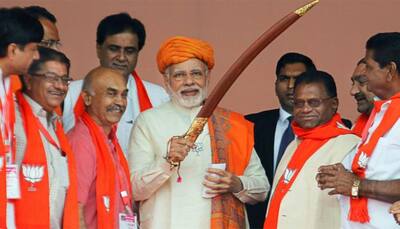 Modi attacks Congress, says why does Kapil Sibal wants to prolong Ayodhya case