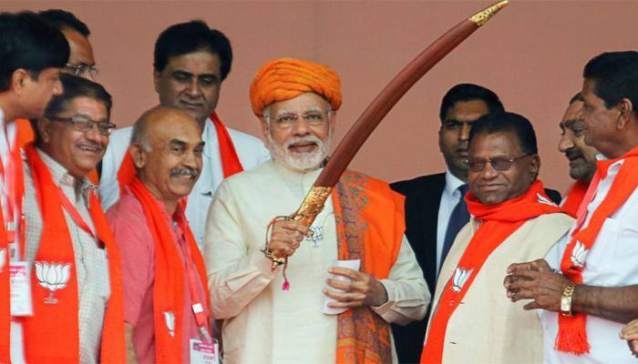 Modi attacks Congress, says why does Kapil Sibal wants to prolong Ayodhya case