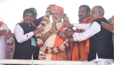 PM Modi's campaign in Gujarat on Saturday: In Pics