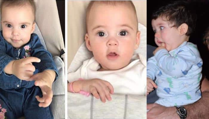 Taimur Ali Khan looks adorable playing with Karan Johar&#039;s twins—See pic