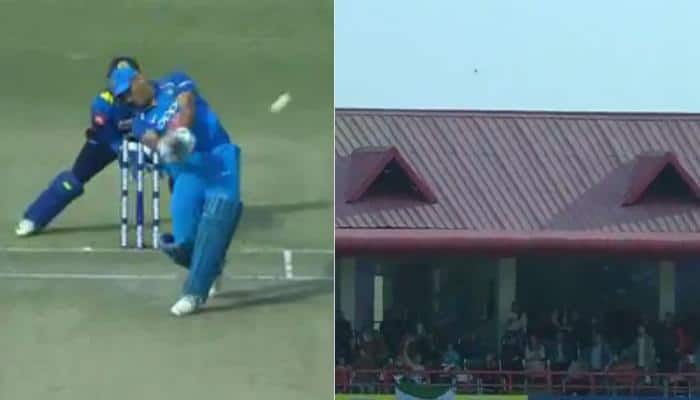 India vs Sri Lanka, 1st ODI: MS Dhoni hits monster sixes during his Dharamshala masterclass — Watch