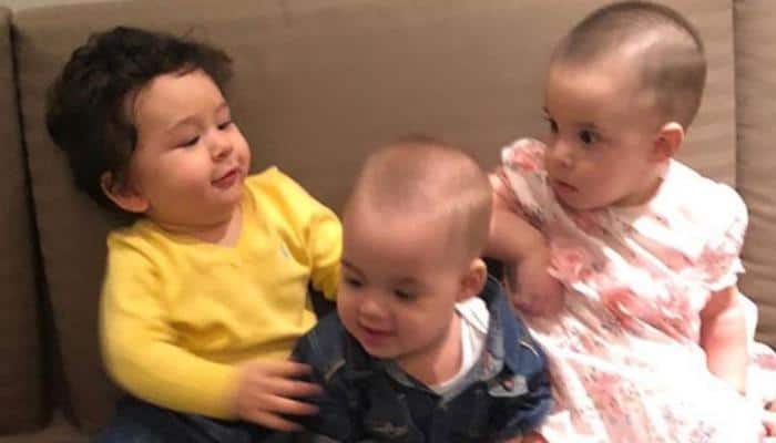 Taimur, Yash and Roohi bond at Rani Mukerji&#039;s daughter&#039;s birthday bash - See Pics