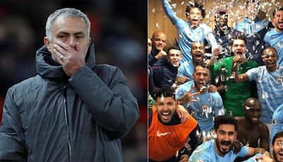 Jose Mourinho clashes with City players after Manchester derby defeat: Reports